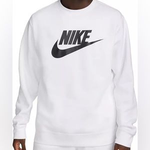 Nike Men's Sportswear Club Fleece Graphic Crewneck Sweatshirt